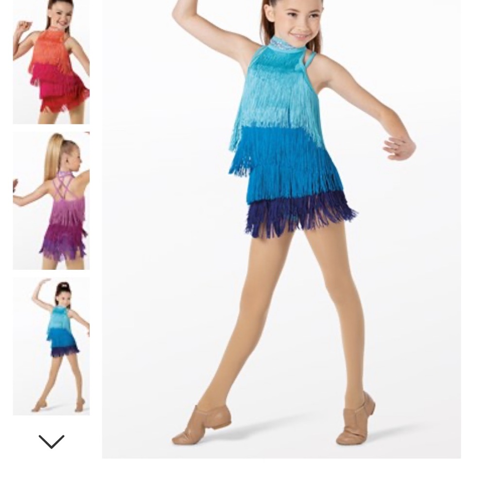 Weissman showtime. Dance costume, size 7-8.